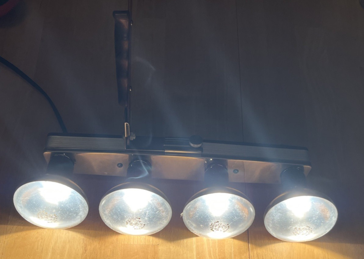 Vintage Electric Eye Bounce Lite-4 Bulb Photography Flood Light Bar-Tested/Works