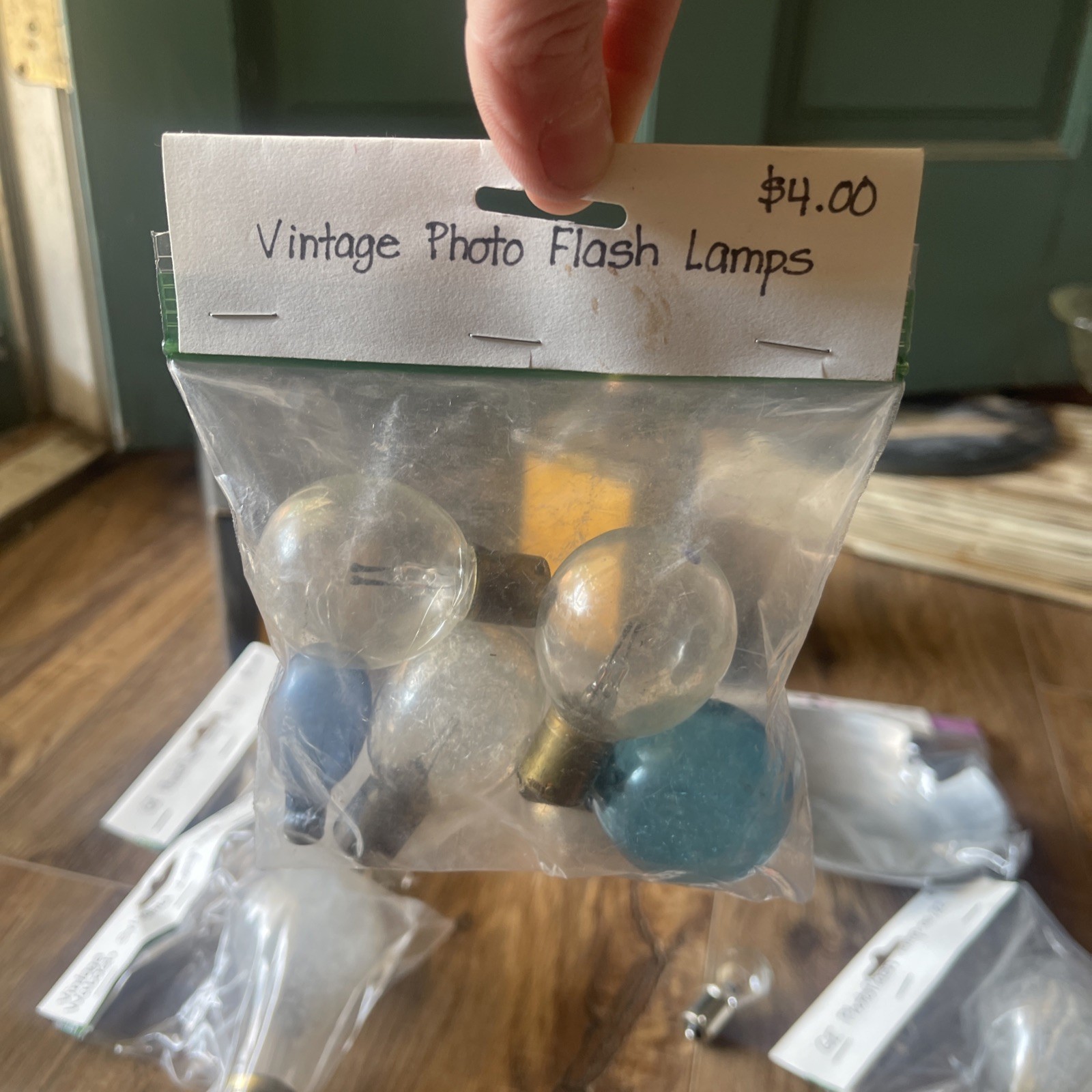 Vintage Photography Flashbulbs Lot GE Photoflash No 22 Blue Clear Mixed As-Is”