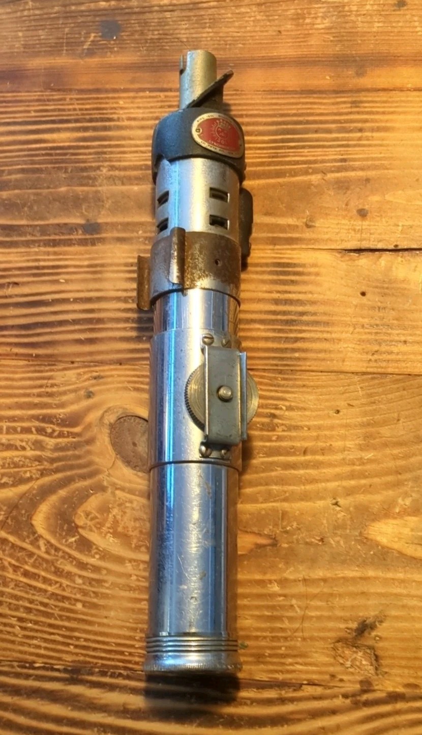 King SOL Vintage Camera Flash Handle Star Wars Lightsaber Prop – red button