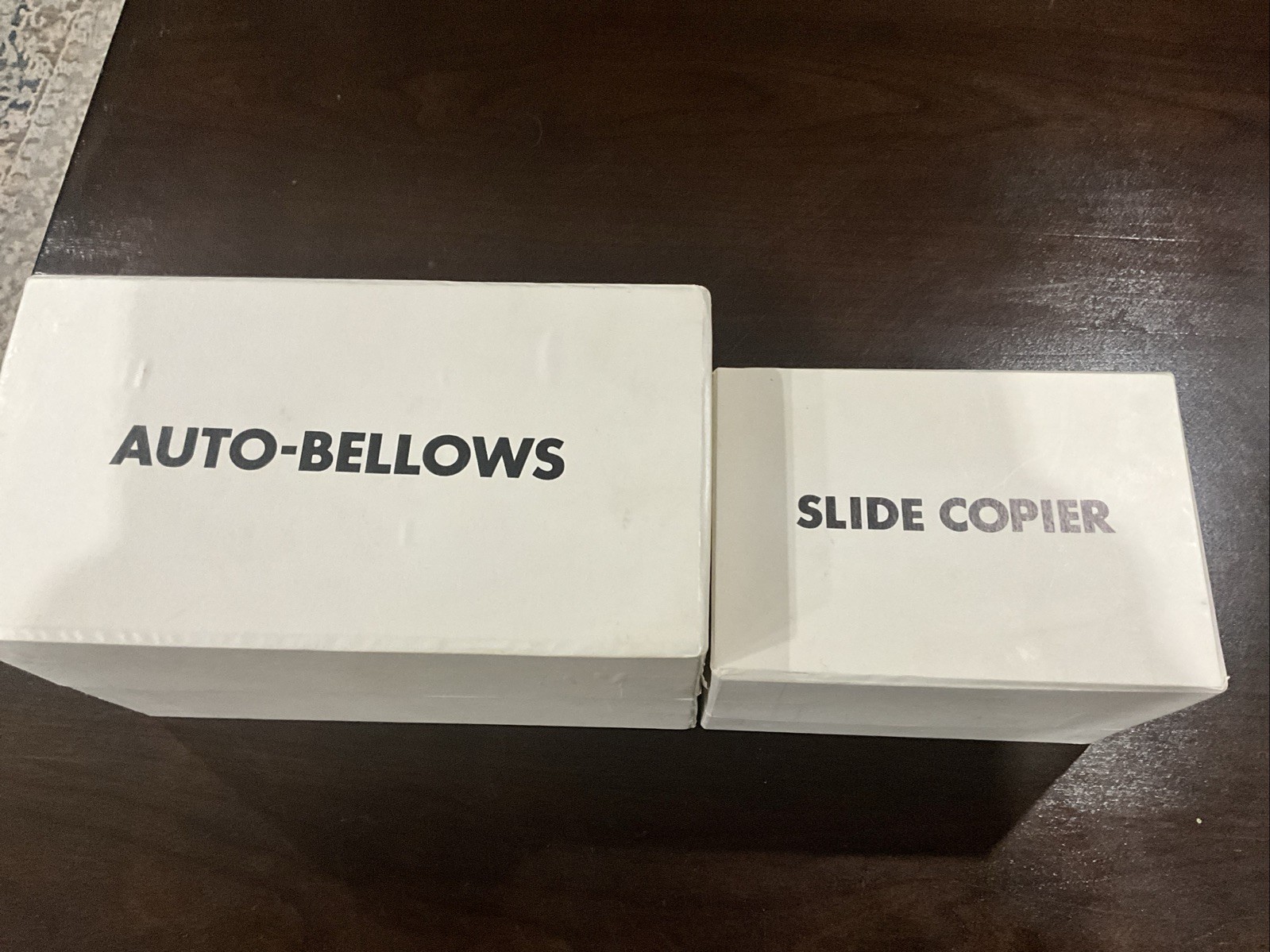 Pentax Asahi Auto-Bellows / Slide Copier Set Vintage In Boxes + Release Unused?