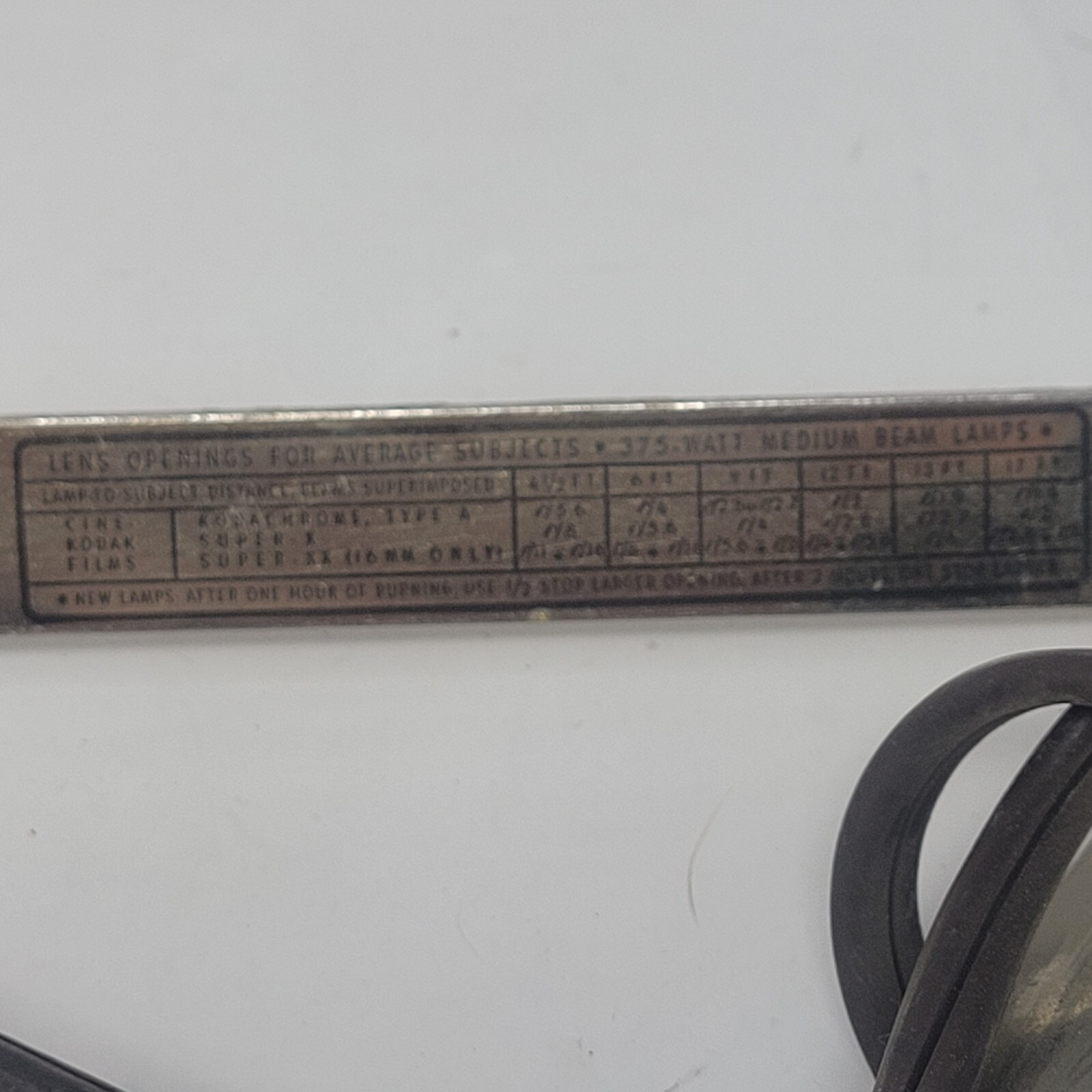 Vintage Kodak 2 Lamp PhotoLight Bar for use with 500w max photo lamps
