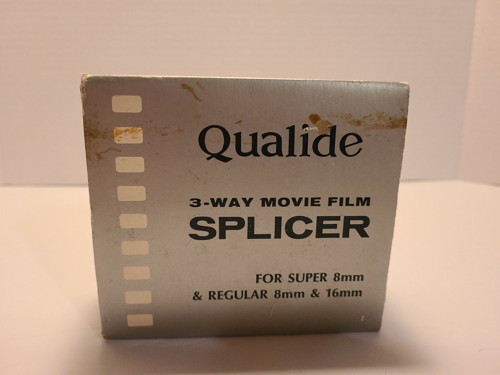 VTG QUALIDE 3-WAY FILM SPLICER SUPER 8, REGULAR 8, 16MM MADE IN JAPAN MOVIE NEW?