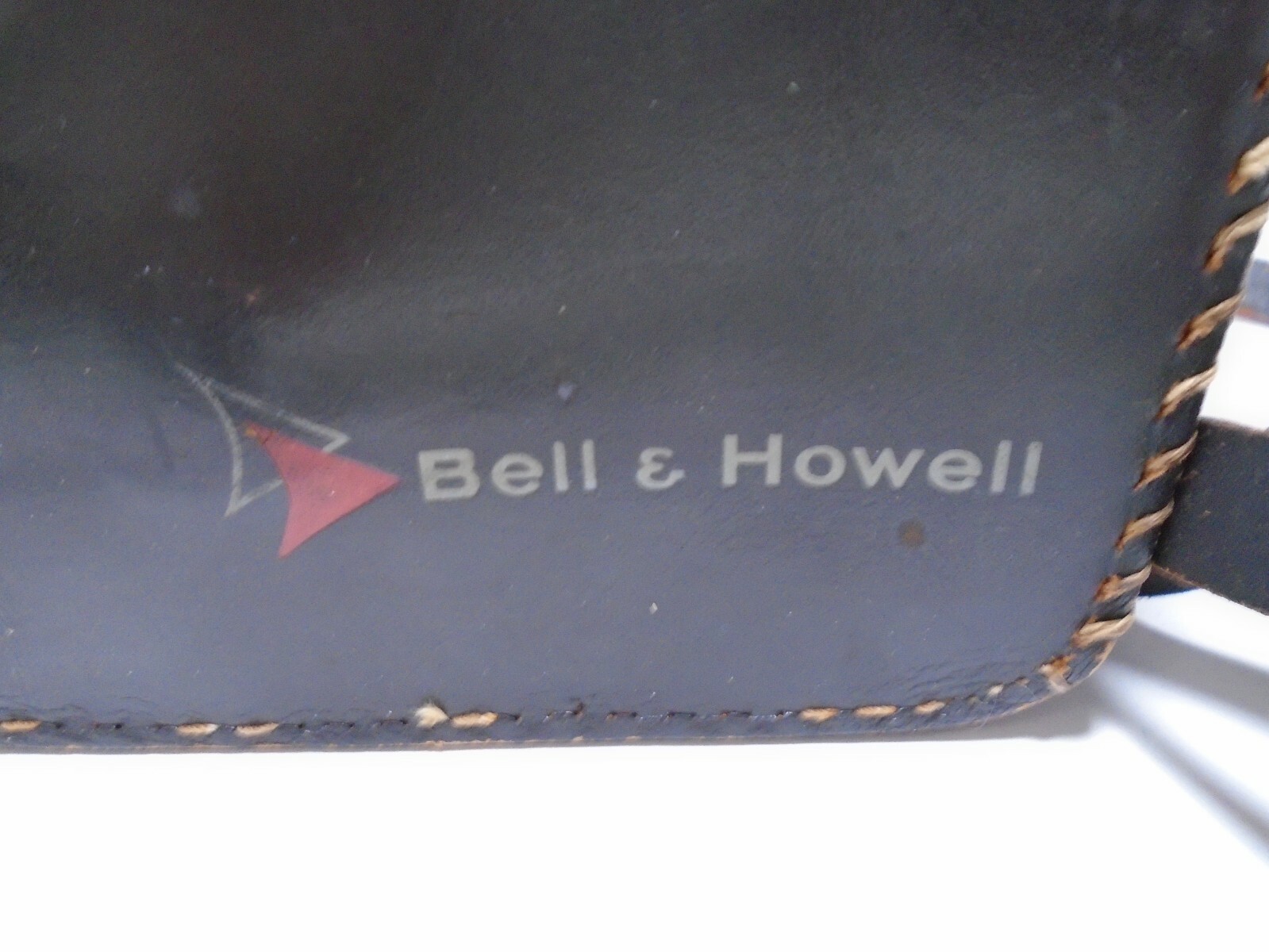 Vintage Bell & Howell Leather Camera Case with Adjustable Strap 6.25″ x 6″ x 4″