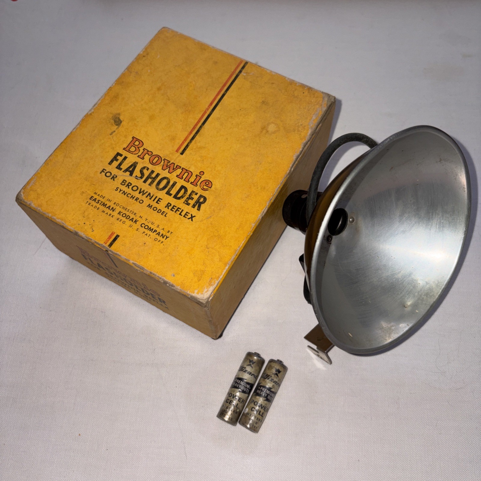 Eastman Kodak Brownie Flasholder for Brownie Reflex Synchro Model /w Box & AA