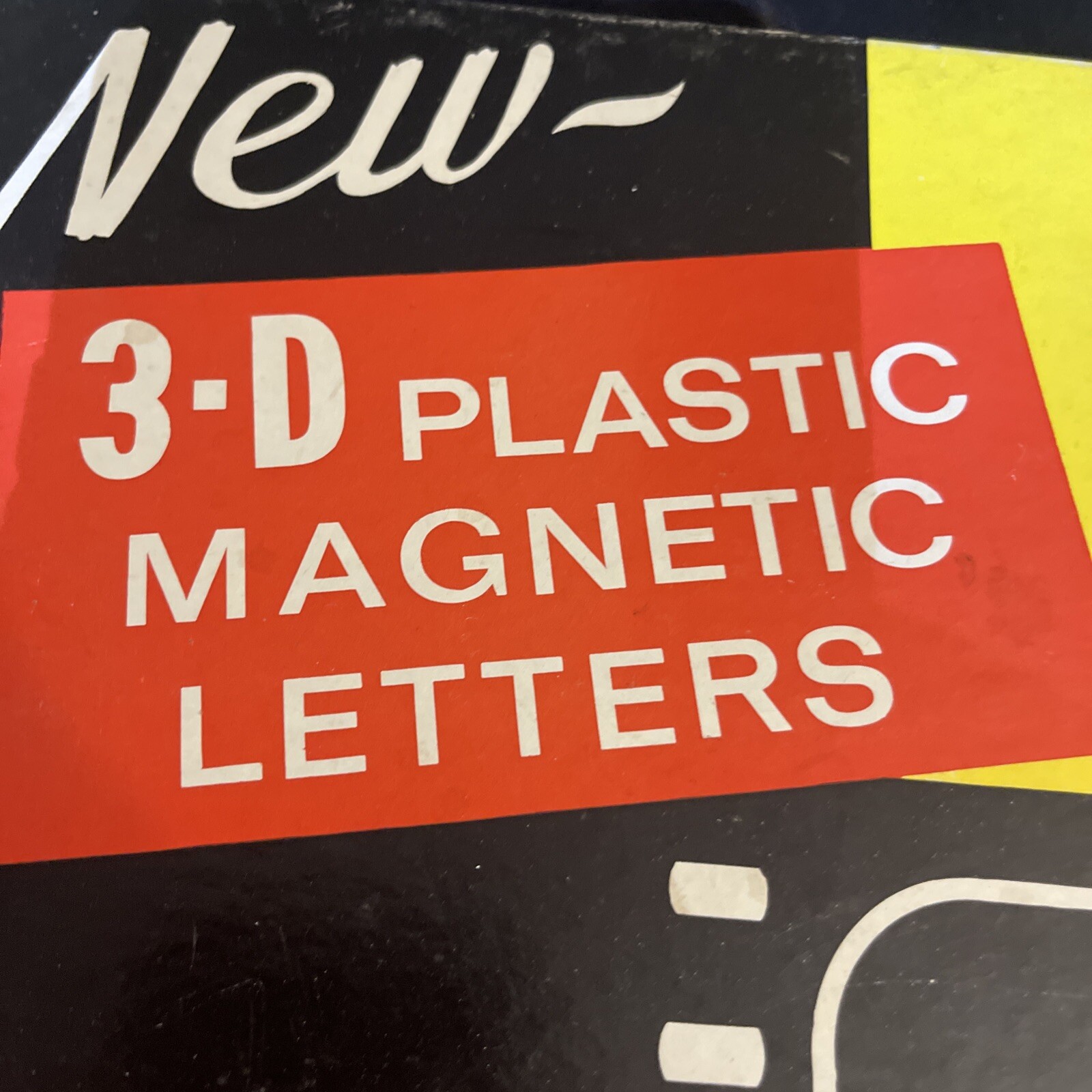 Vintage Film Home Movie Titler in Box Magnetic Letters Complete Kit 12” X 16”