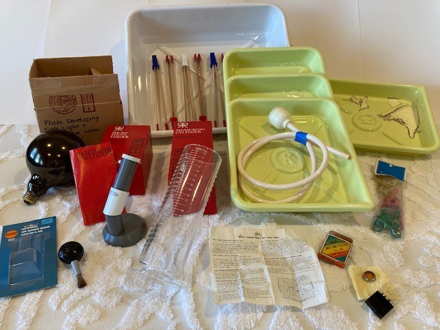 Miscellaneous Photographic Darkroom Equipment sold as a lot of 10 items