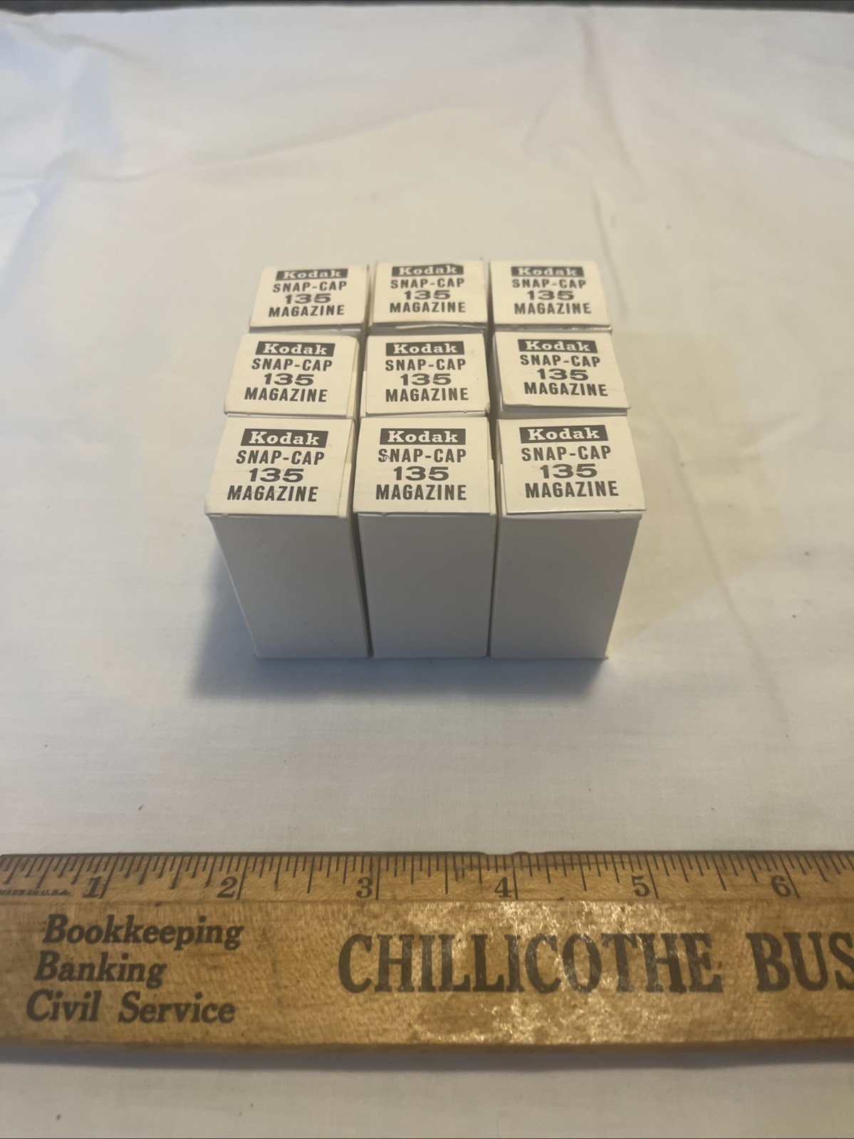 Kodak Snap-Cap 35mm 135 Film Magazine Lot of 9 Sealed Canisters FREE SHIP