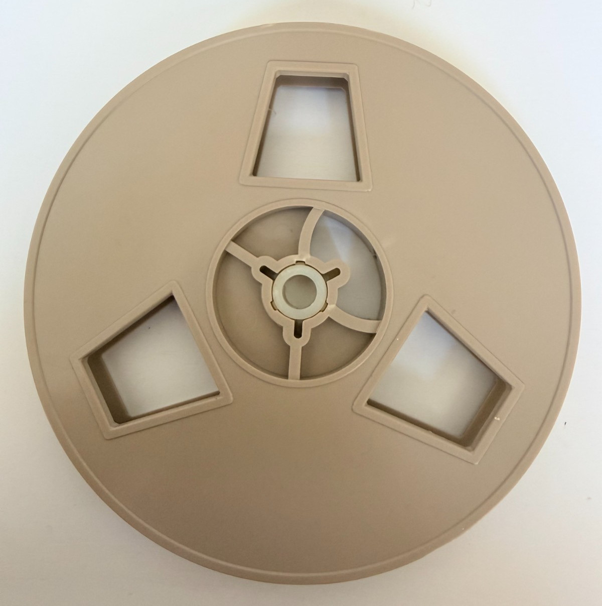Vintage Dual 8mm Super 8mm Film Reel 200 Ft w/ Adapter Hub & Case 5 Inch Spool