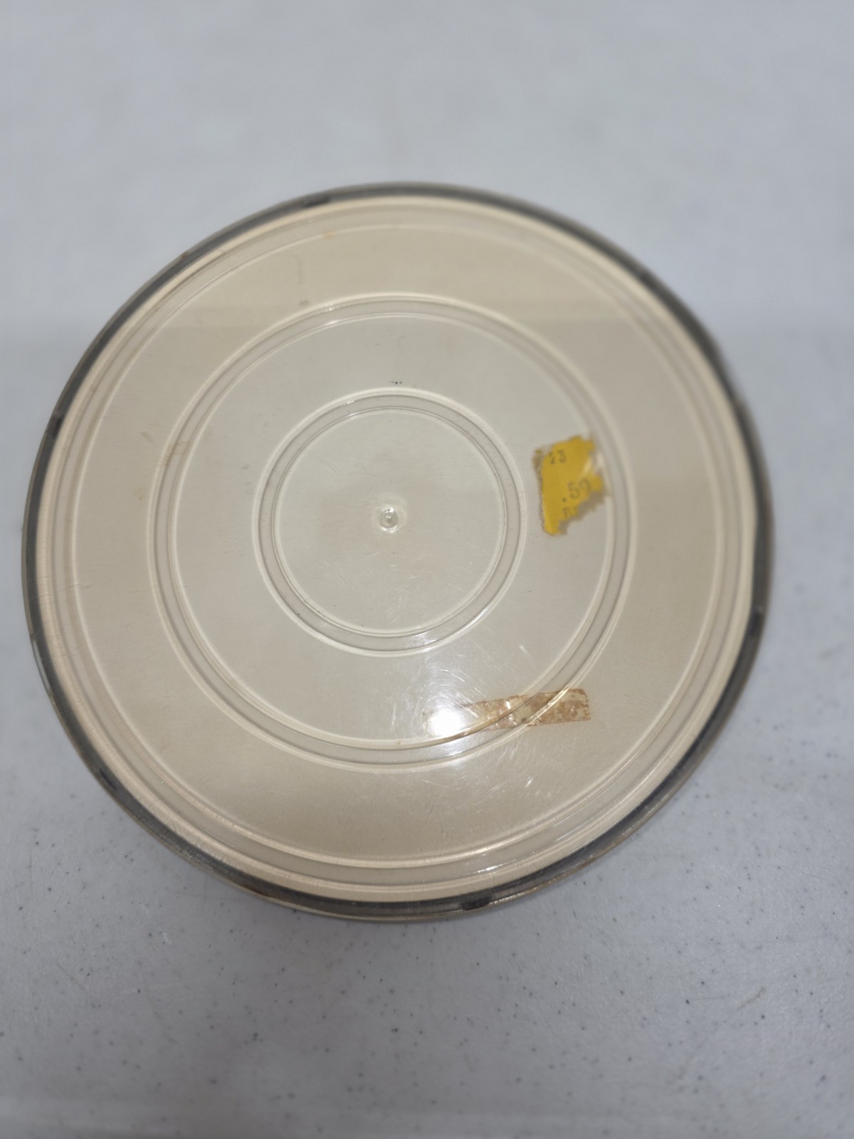Vintage Super 8 Metal Film Reel Sears Roebuck and Simpsons in Plastic Case Empty