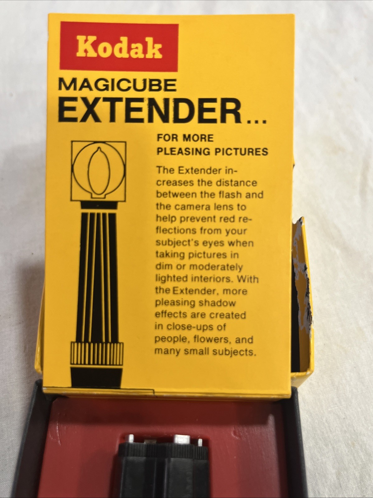 Kodak *NEW* Magicube Extender In Box For All Cameras Using Type X Magicube 1970s