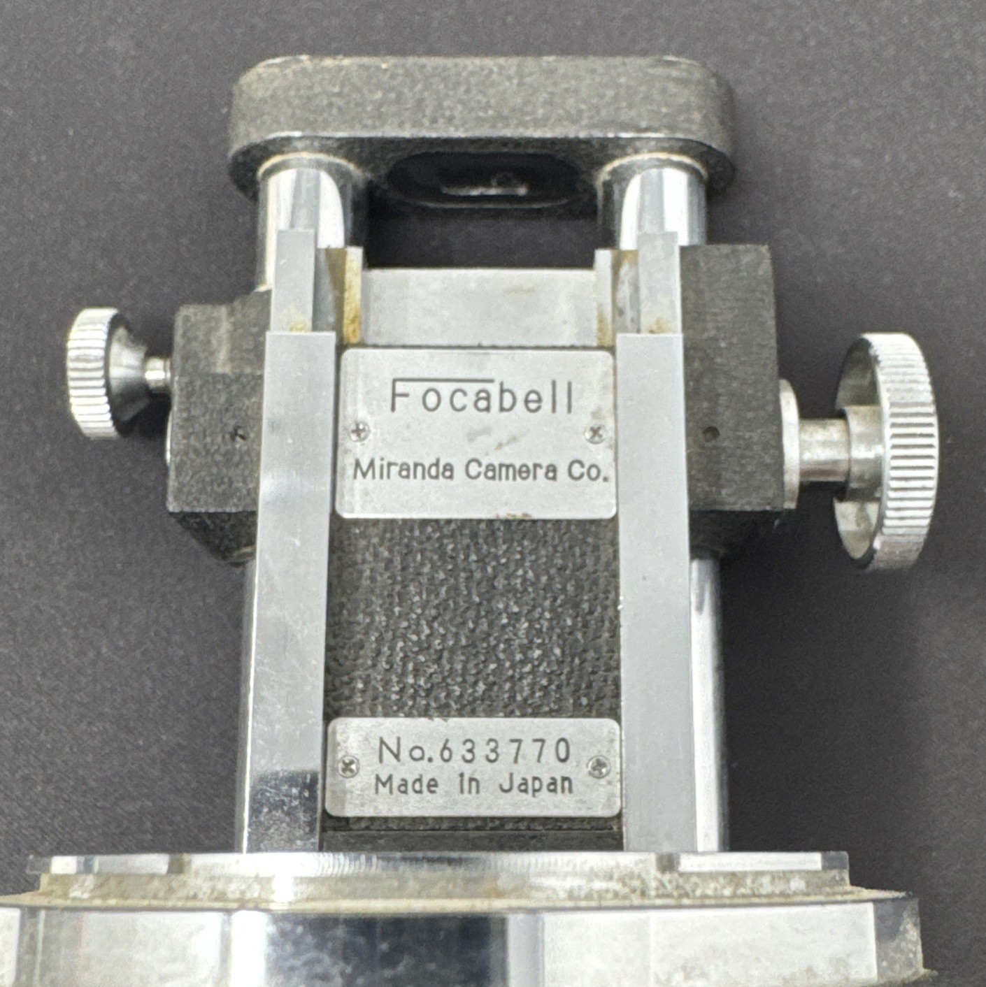 Focabell Miranda SLR System Bellows 633770 w 135mm f/ 1:2.8 Camera Lens CLEAN 📷