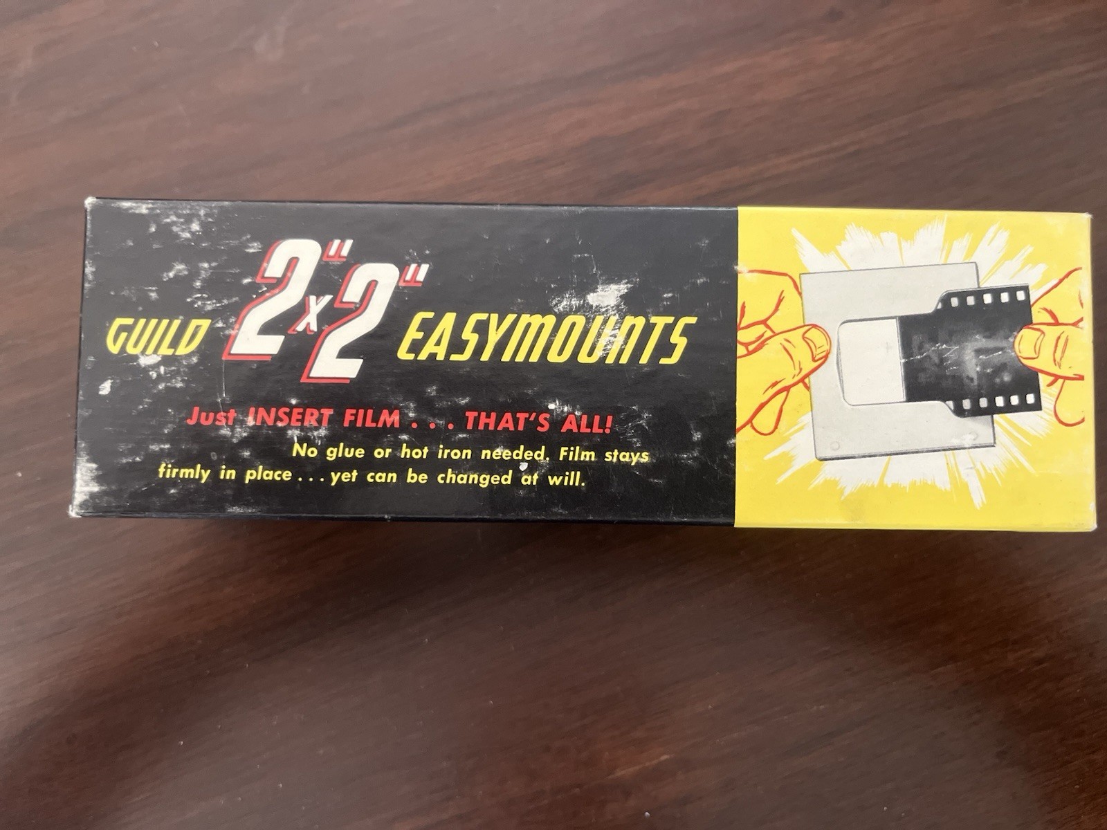 Guild 2×2 Easymounts 35mm Film inserts BOX ONLY – Vintage
