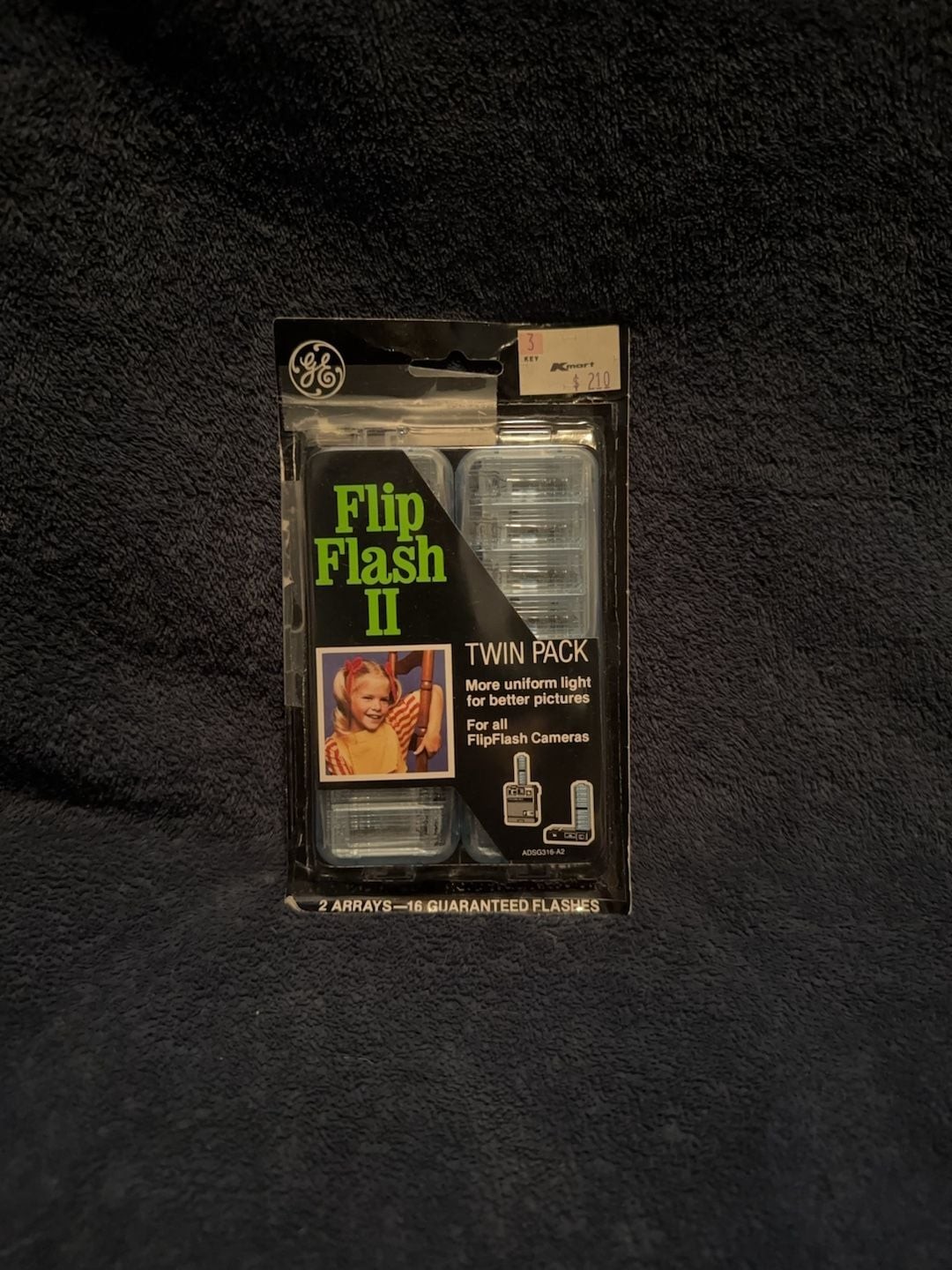 Vintage GE FlipFlash II Twin Pack Camera Flash Arrays