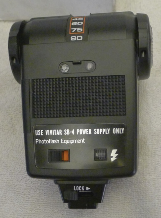 Vivitar 283 Auto Thyristor Electronic Shoe Mount Directional Flash – TESTED B