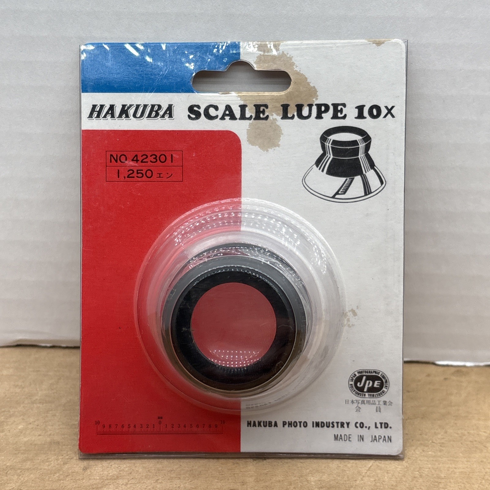 Vintage HAKUBA 10X Scale Magnifying Loupe Viewer New Old Stock No. 42301