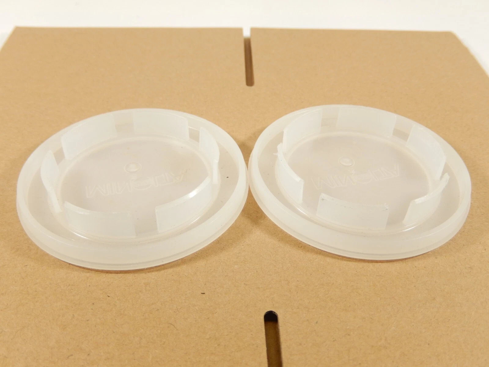 VINTAGE MINOLTA WHITE A MOUNT BODY CAP PAIR