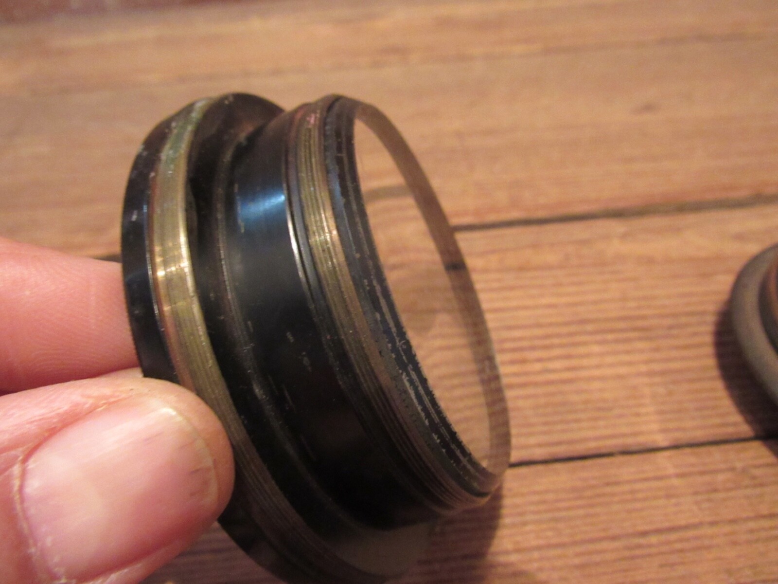 Vintage Brass Carl Zeiss Jena Tessar Lenses Format Film Photography