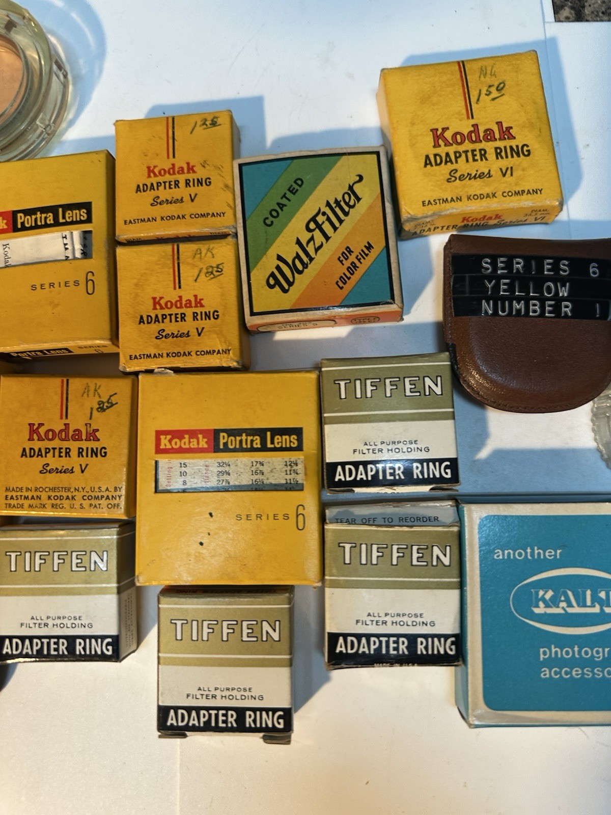 Lot Of Vintage Kodak, Tiffen Camera Accessories Filters, Adapters (7)