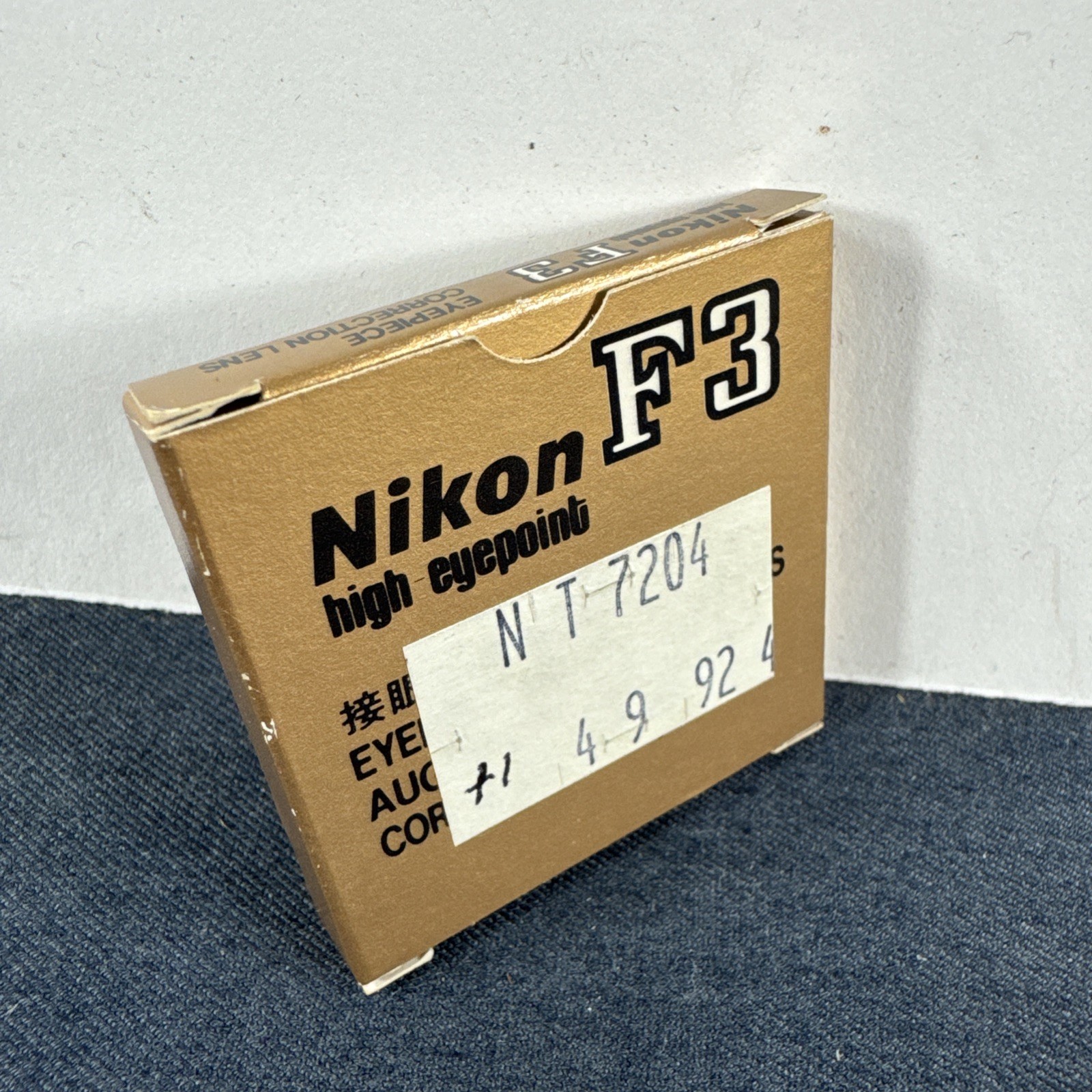 Nikon Camera F F3HP +1 Eyepiece Correction Lens – New Old Stock NOS