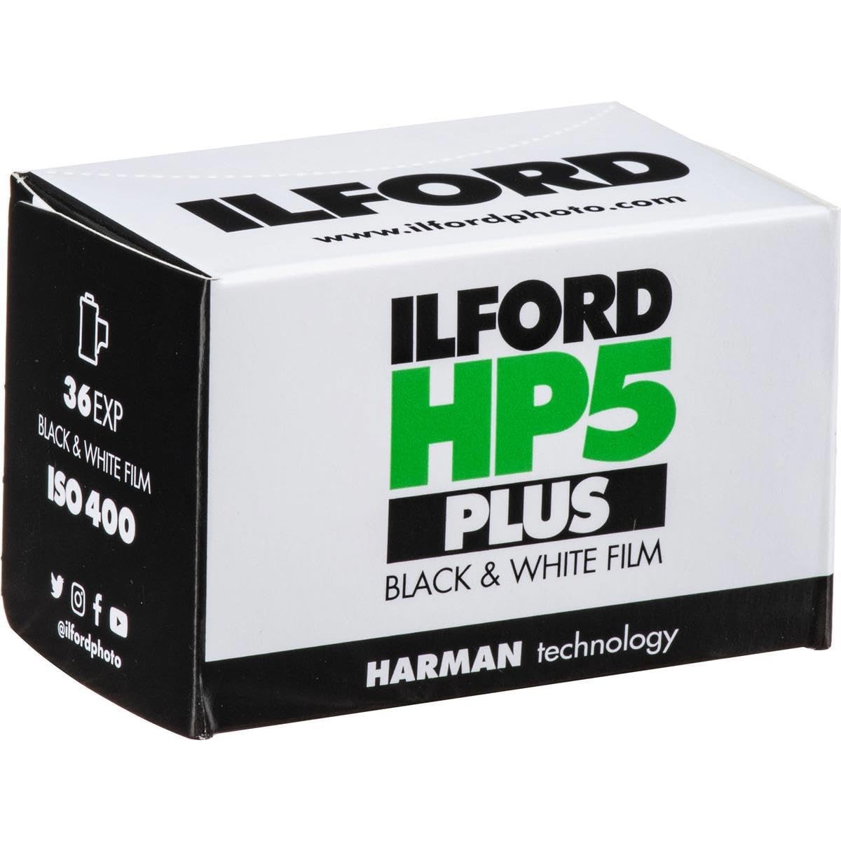 1574577 HP5 Plus, Black and White Print Film, 35 mm, ISO 400, 36 Exposures (P…