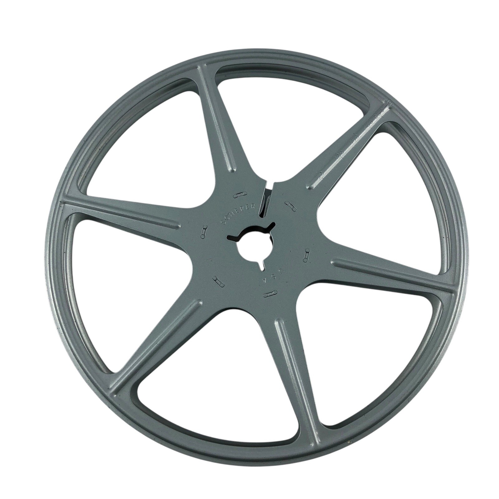 Korvette Camera Dept 6 Inch Super 8 Metal Movie Reel With Can for Film 8mm