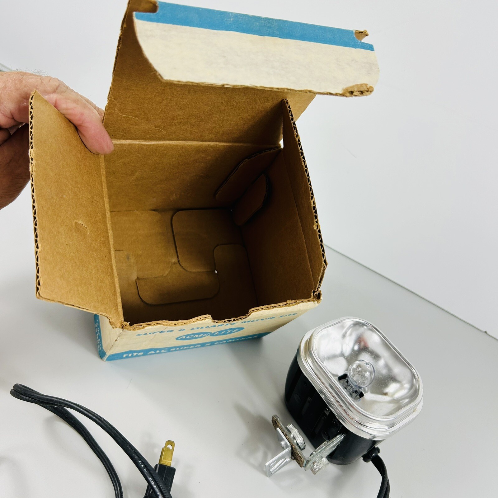 VTG Super 8 Quartz Movie Lite ACME Camera DVY Lamp 709 Cameralite WORKS In Box