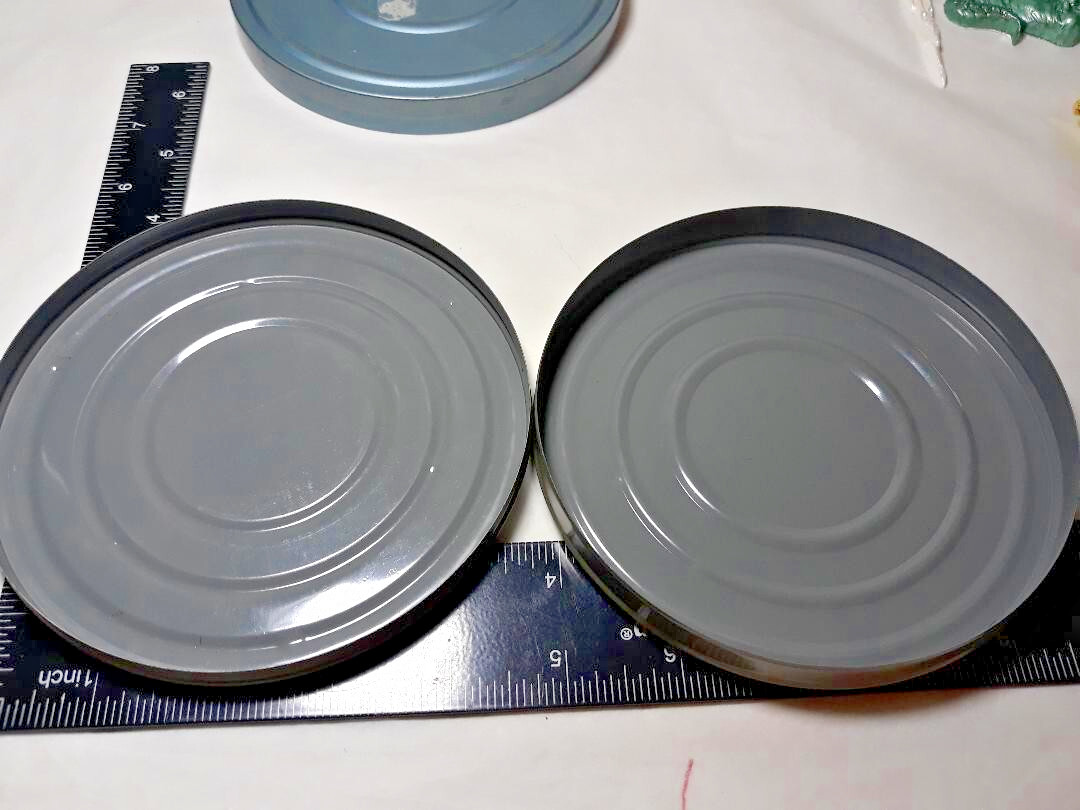 Vintage 8mm Film Cases Lot of 2 Metal