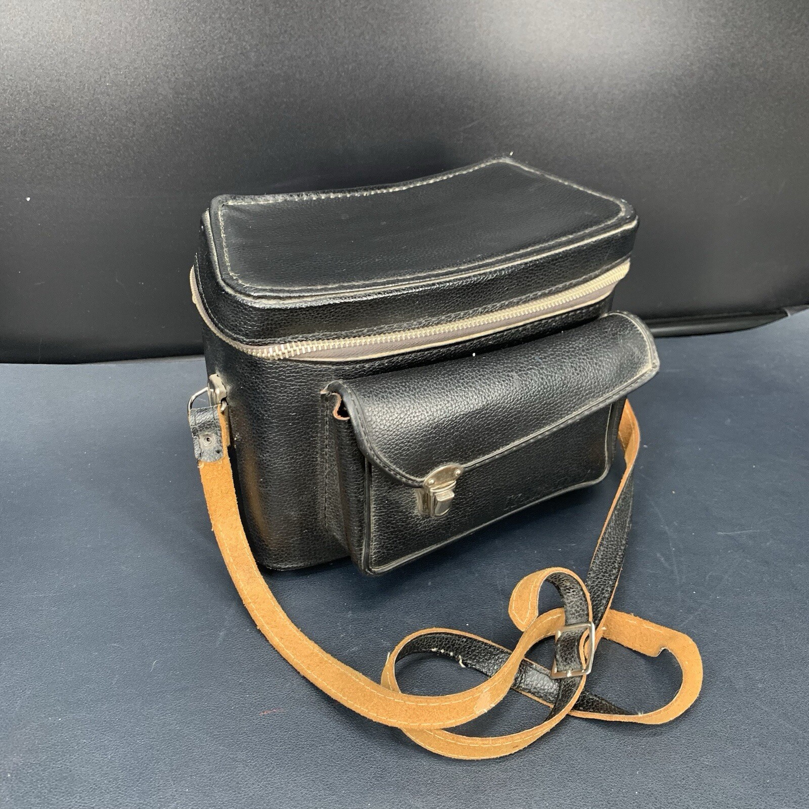 Rare Vintage Kali Bag Retro Film Camera Leather Case PB20 Handcrafted In Japan