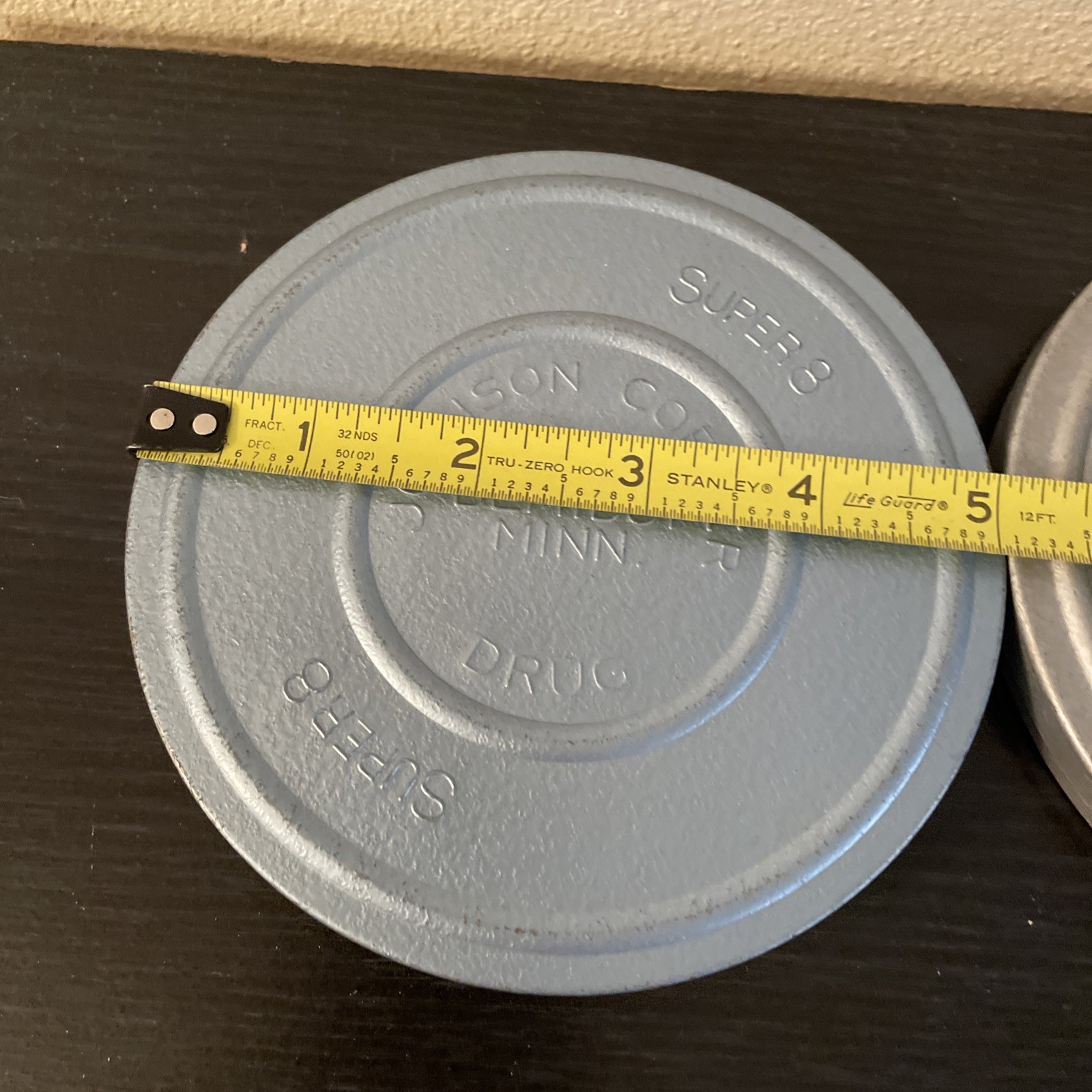 Lot Of 3 Super 8mm Reels & Cases 1 From Johnson Corner Drug Bemidji Minn. 5 1/8”