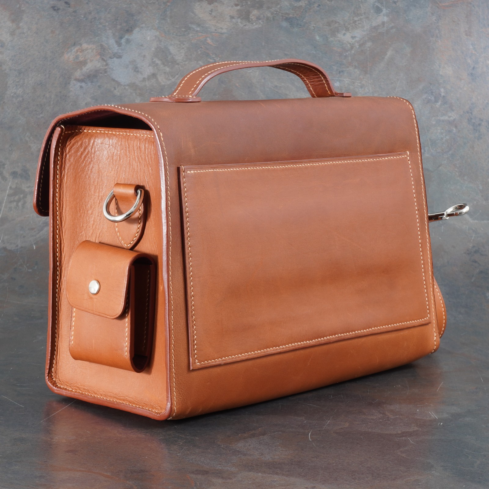 :Decrypto Custom Brown/Tan Swift Leather Camera Bag for Leica M – 1 of 1