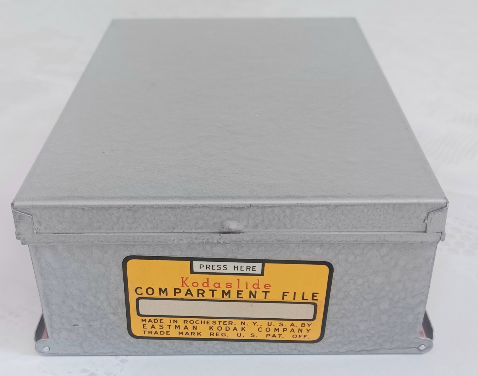 KODAK KODASLIDE 35mm Kodachrome Slide Compartment File Metal Box