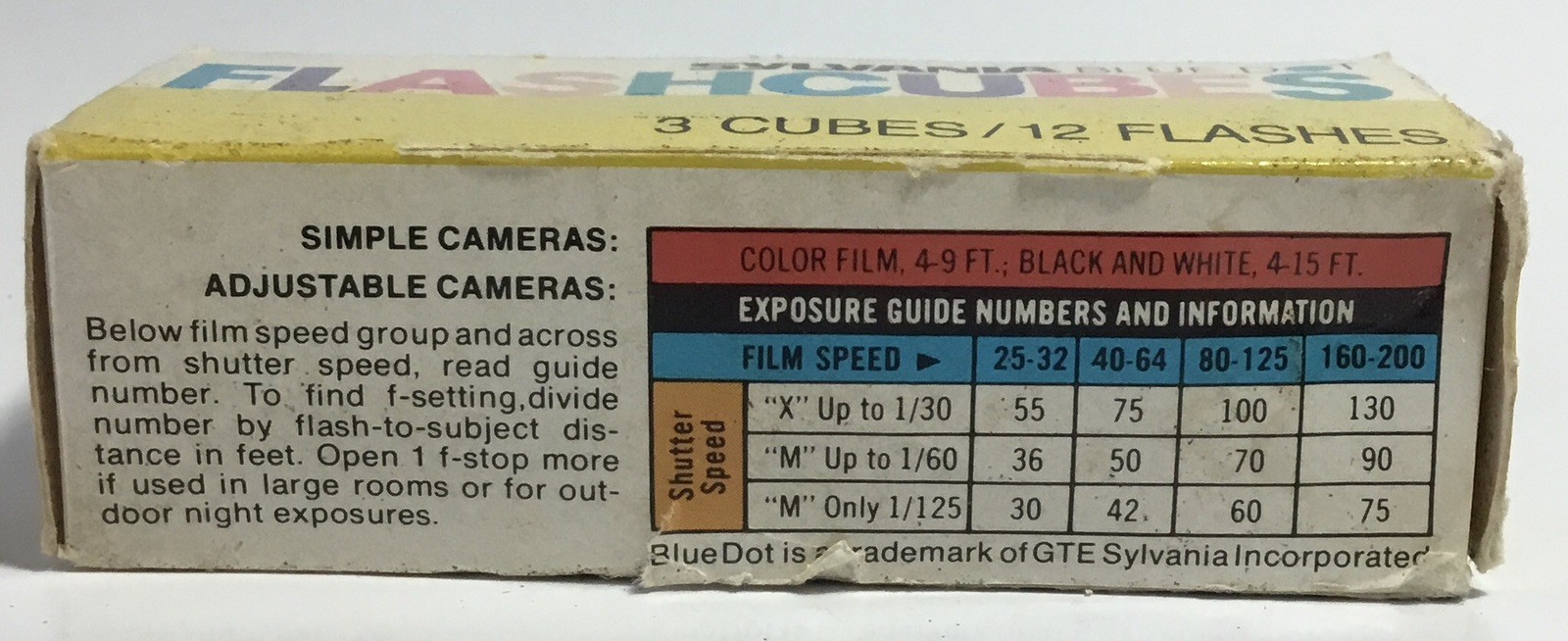 Vtg Sylvania Magic Cubes Blue,15 Total Boxes,45 Cubes,180 Flashes Avail, Unused