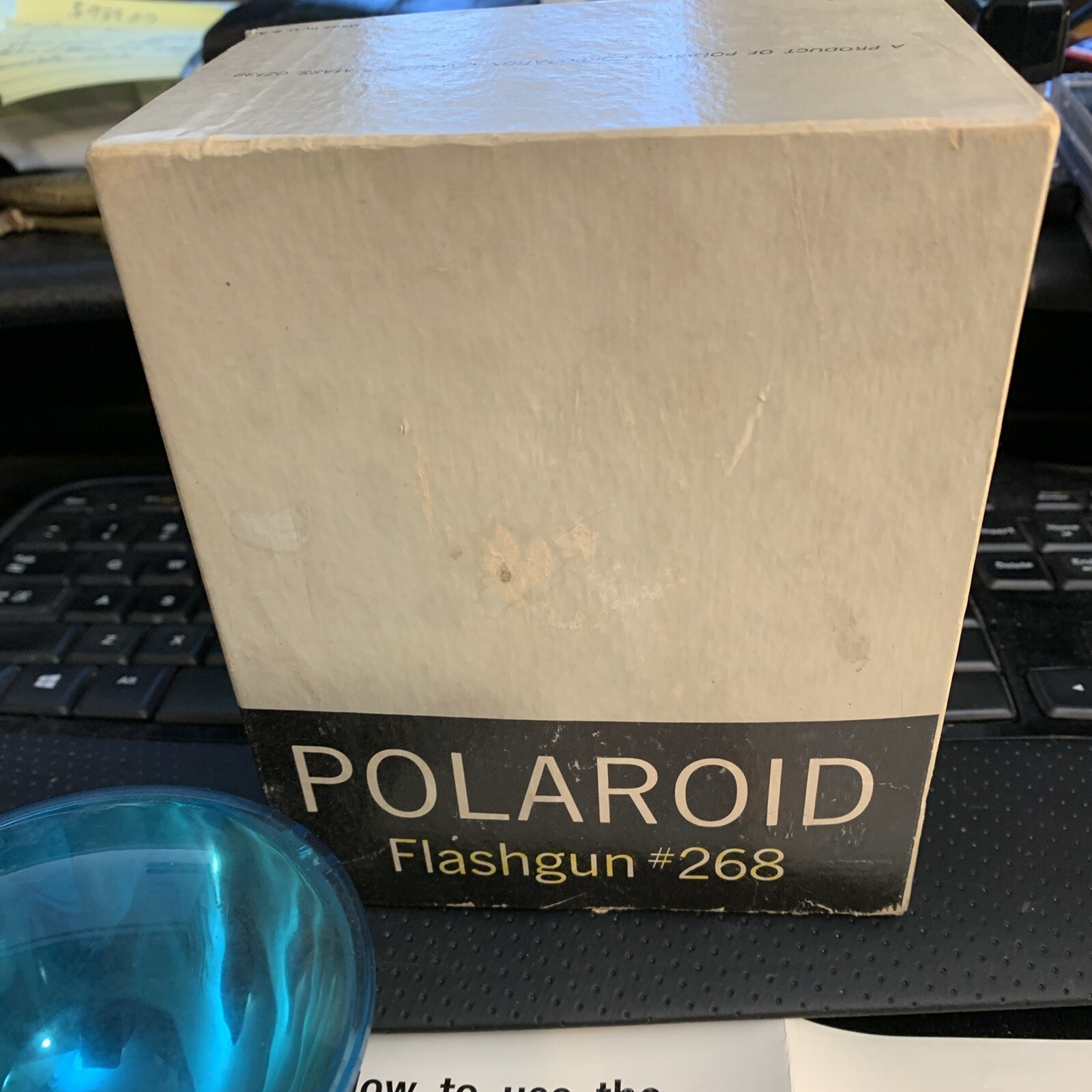POLAROID: FLASHGUN #268: Original Box: Vintage ~ Untested – w/ Instructions