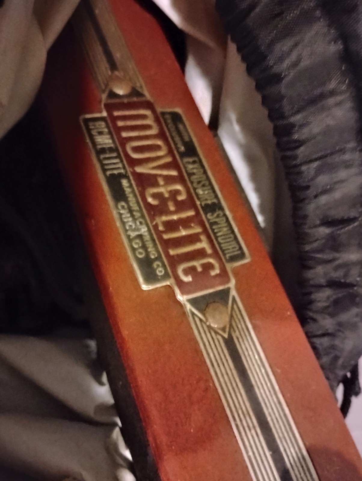 VINTAGE ACME LITE MOV-E-LITE 2-bulb filming set as is