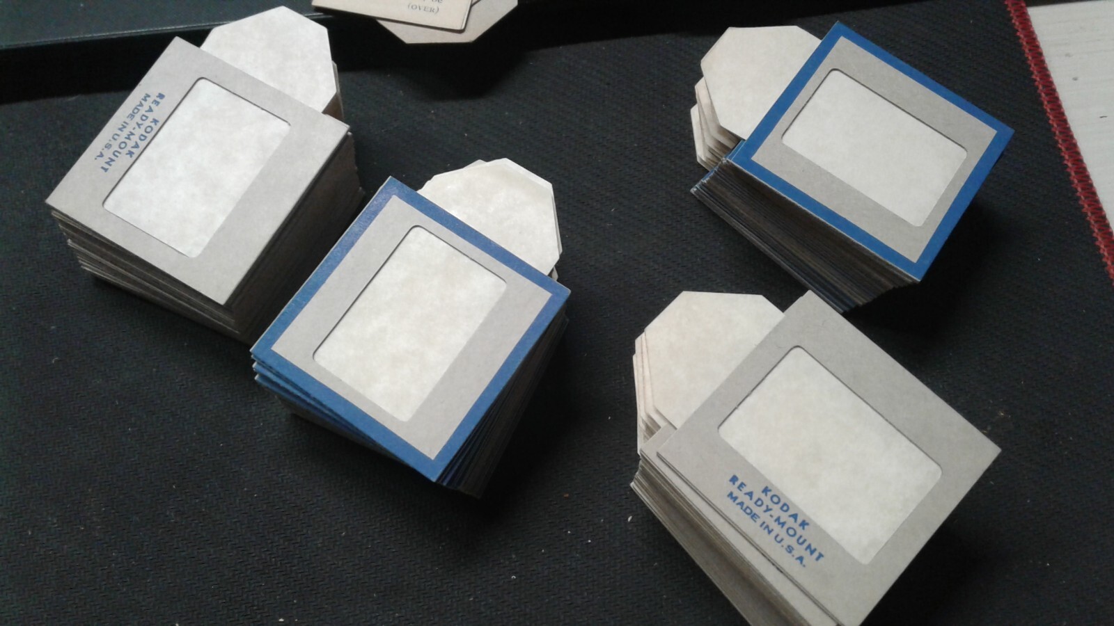 Vintage Kodak Ready-Mounts BANTAM SIZE Slide Mounts – New Old Stock 100+ mounts