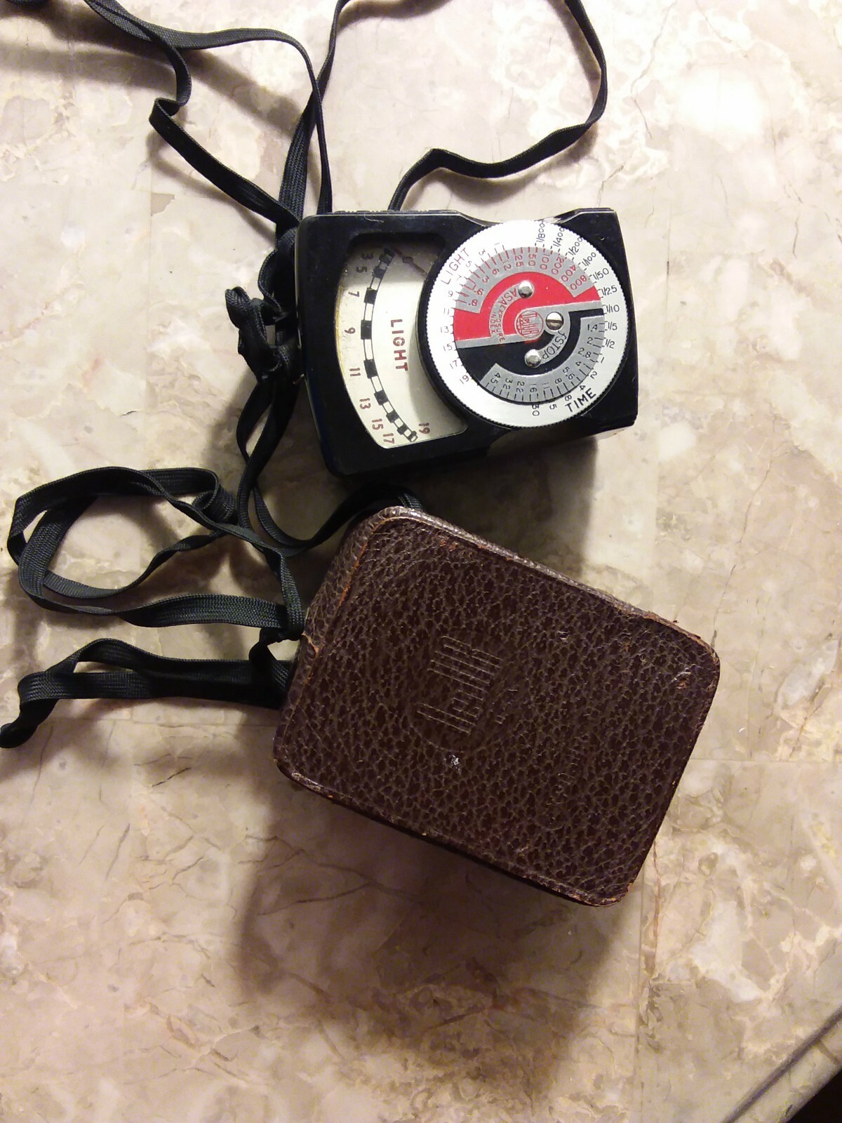 Vintage Dejur-Amsco Corporation Model 5-B Light Meter Scale Photography Hobby
