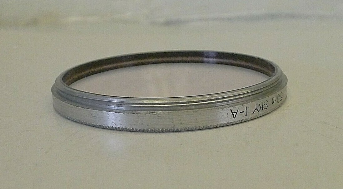 Bell & Howell / Canon 58mm Sky 1-A Lens Filter – Made in U.S.A. – RARE