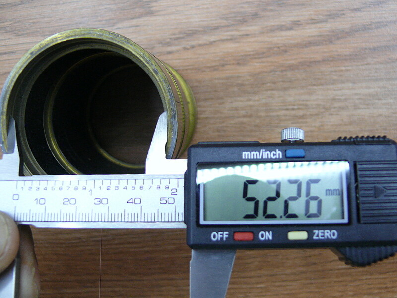 Brass 52mm extension tube set??