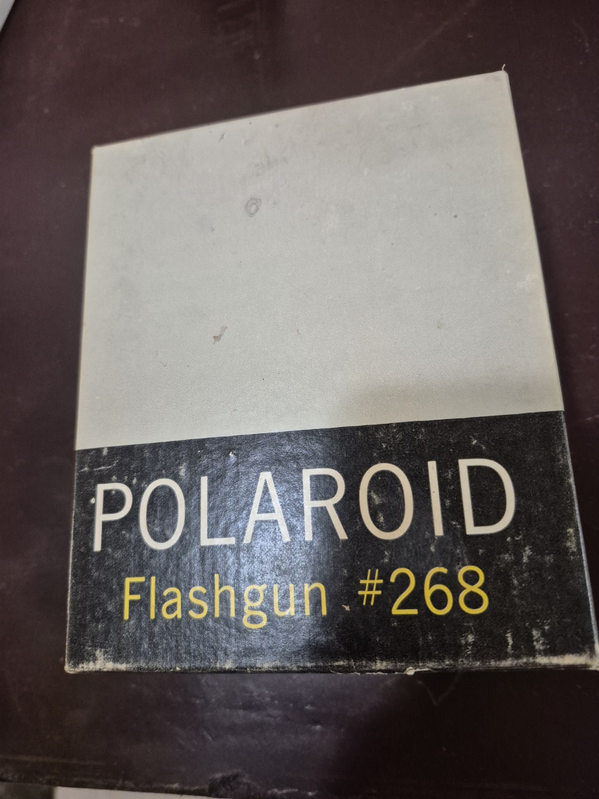 Vintage Polaroid Flash Gun #268 – Boxed – Camera Flash Accessory – Untested
