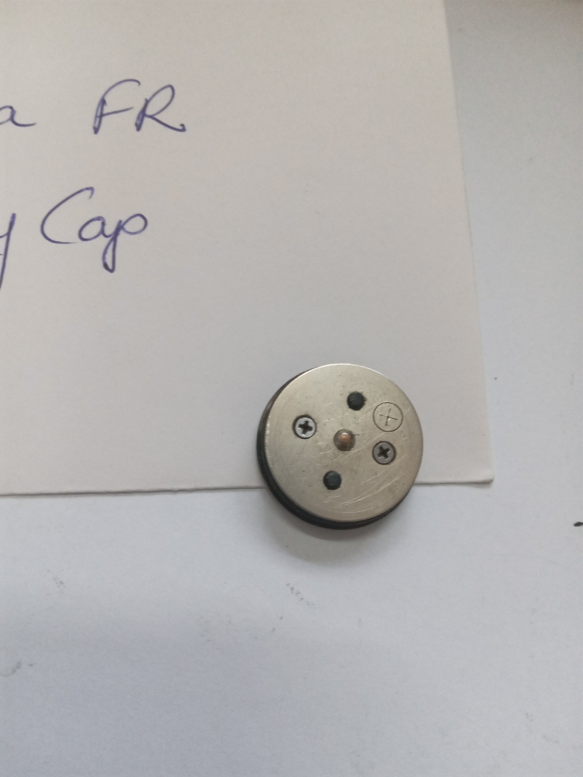 Yashica FR Film SLR Battery Cap Original Used Spare Part