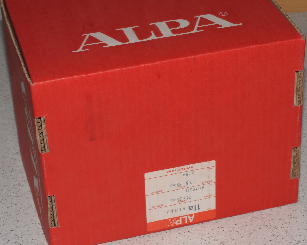 Orginal Box for Camera Alpa 11