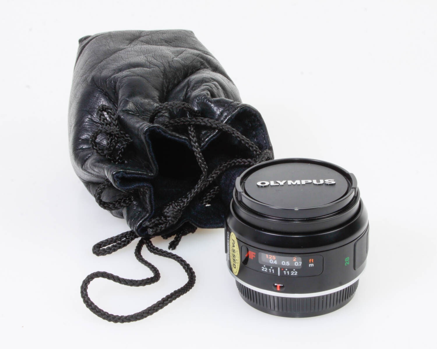 OLYMPUS AF 28mm F/2.8 CAMERA LENS FOR OM CAMERAS, NEW OLD STOCK