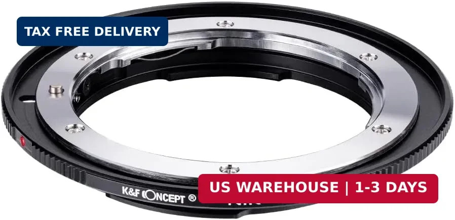 K&F Concept Lens Mount Adapter Compatible for Nikon Nikkor F/AF AI AI-S Lens to