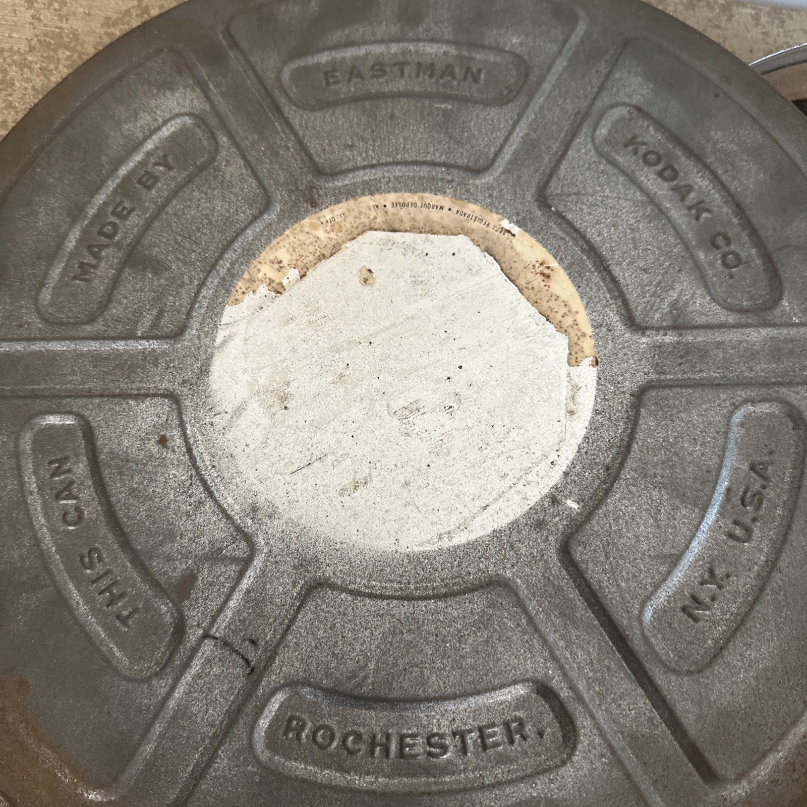 Lot of 2 Vintage 16mm Eastman Kodak 13 3/4Film Reel & Canister 1600 Feet RARE #1