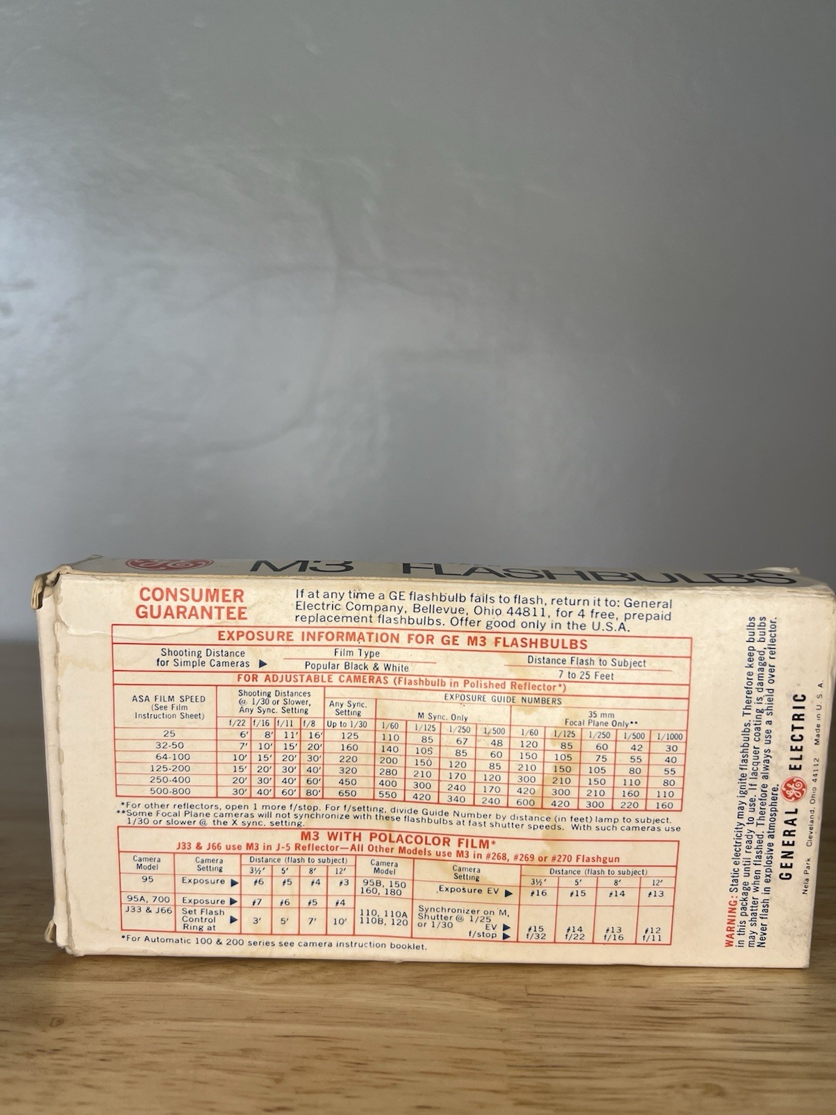 vintage m3 flashbulbs GE Sylvania Westinghouse 36 bulbs 1 bluedot kodachrome NOS