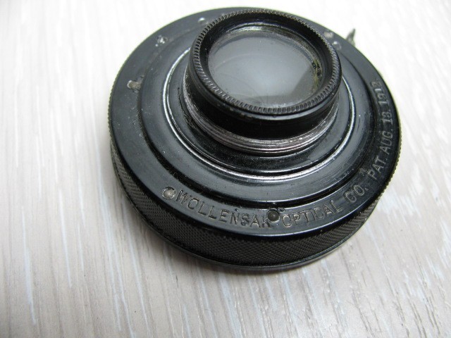 Wollensak Optical Co. Patent Aug. 13 1912 Shutter & Lens 🔰 #0369
