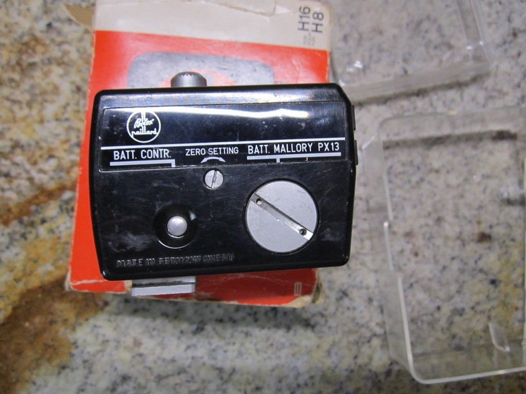 GOSSEN EXPOSURE LIGHT METER With NEW BATTERY for BOLEX 16MM MOVIE CAMERA WORKING