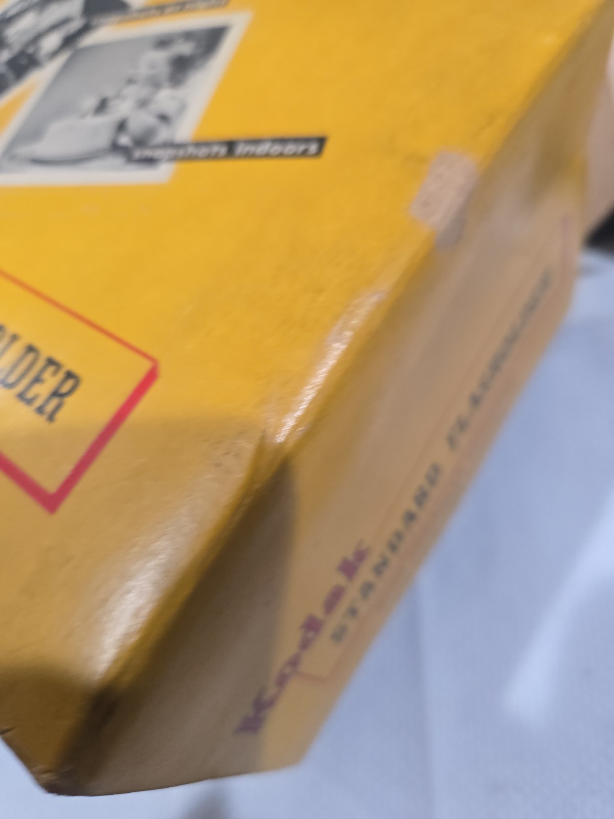 Vintage Kodak Standard Flasholder w/ Lumaclad Reflector Box & Manual