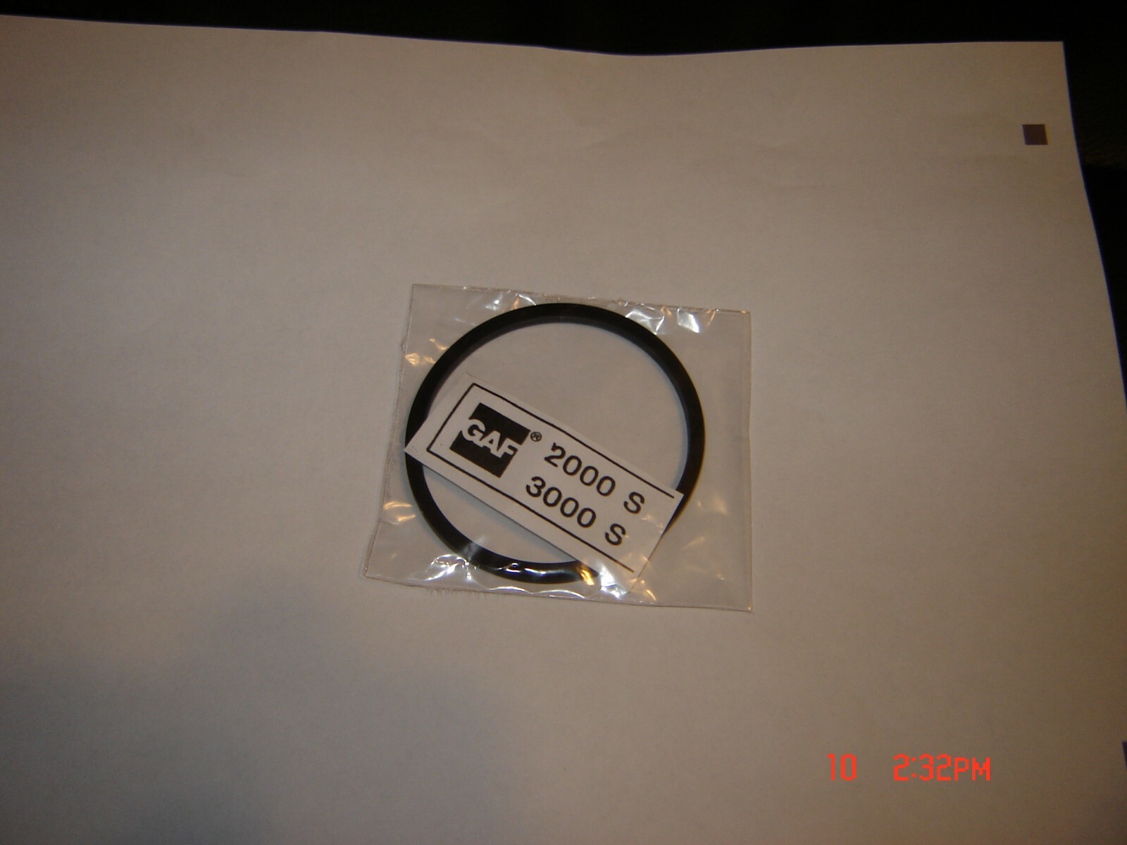 ANSCO GAF 2000 S Projector belt, 1 Motor belt , World SHIPPING