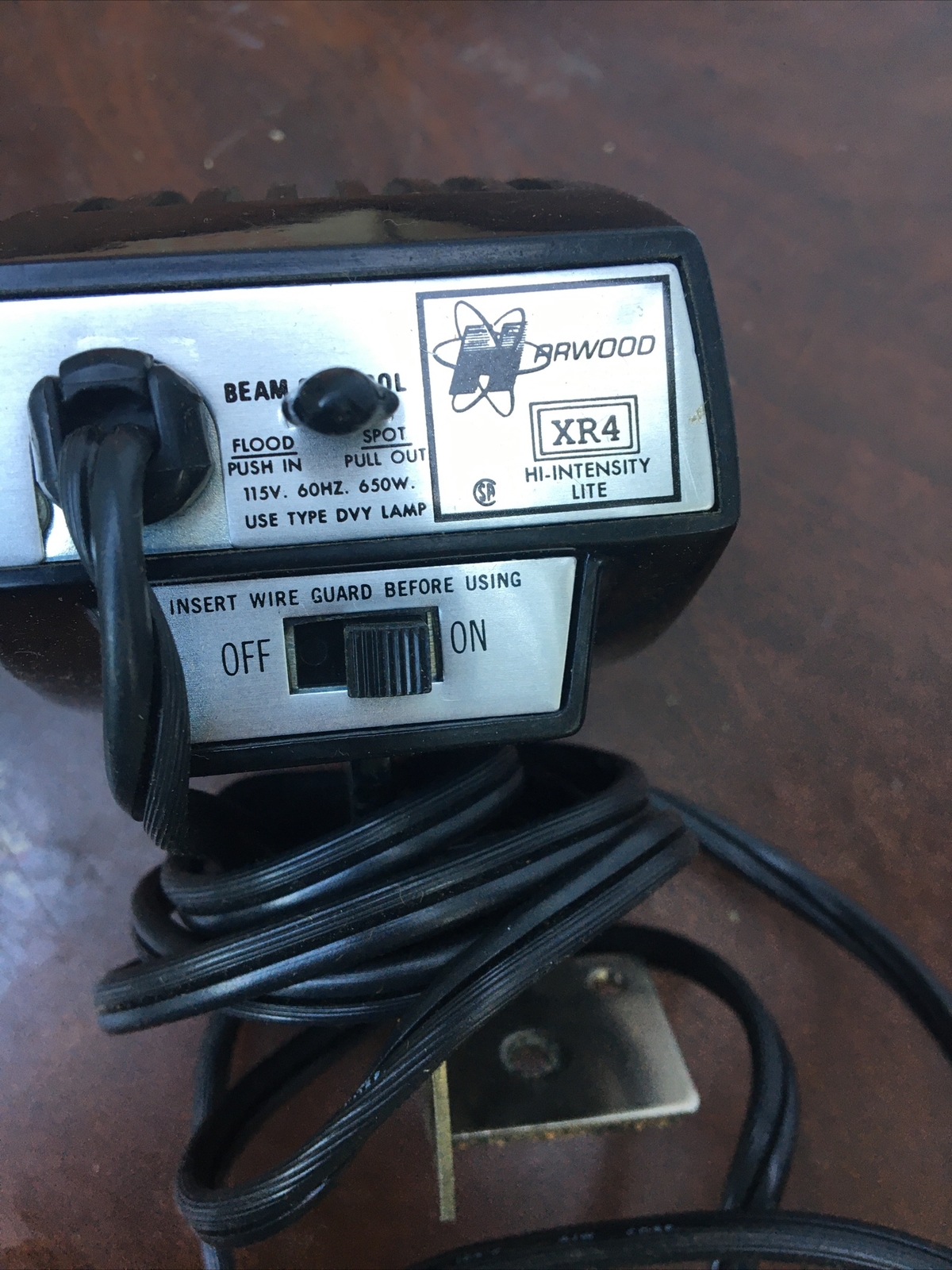 Vintage Harwood XR4 Hi-Intensity Photography Beam Control Light 650w Working